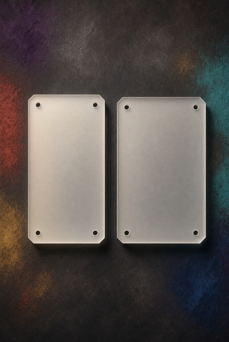 Separate app and website specimen panes