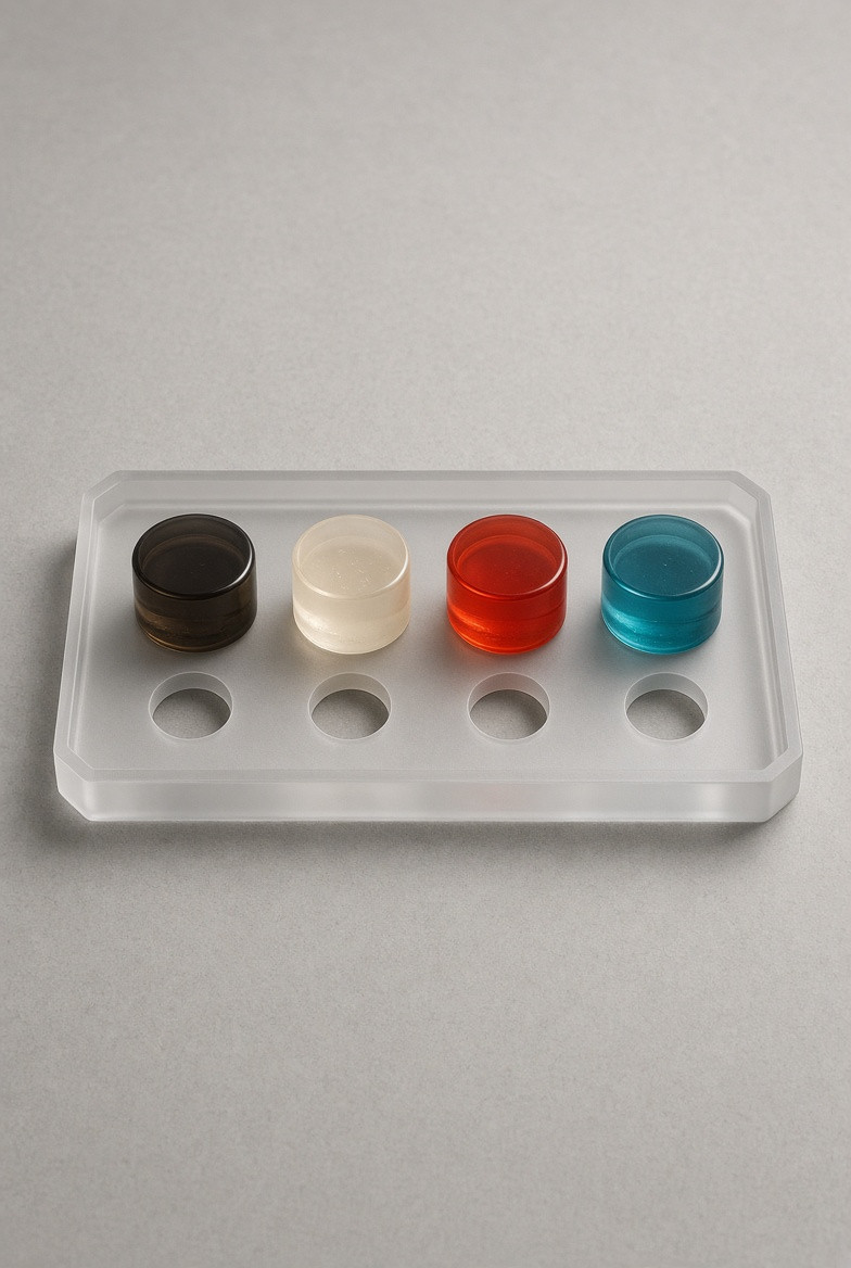 Four distinct tap-input tokens