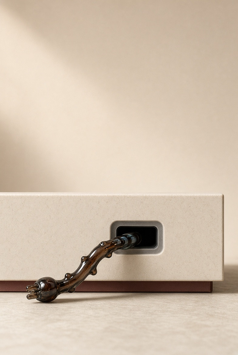 A network lead visibly unplugged from the cabinet